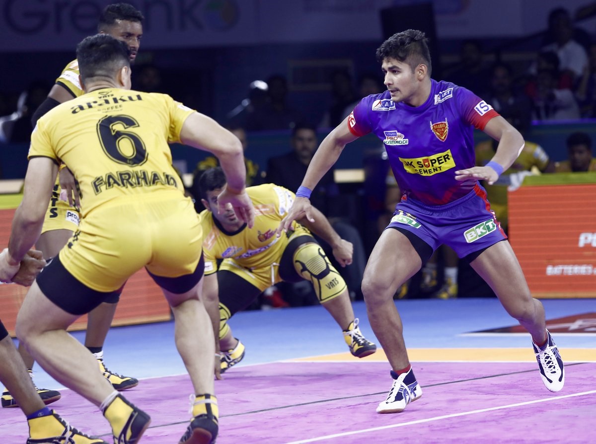 Pro Kabaddi 2019 Telugu Titans Vs Delhi Dabaang