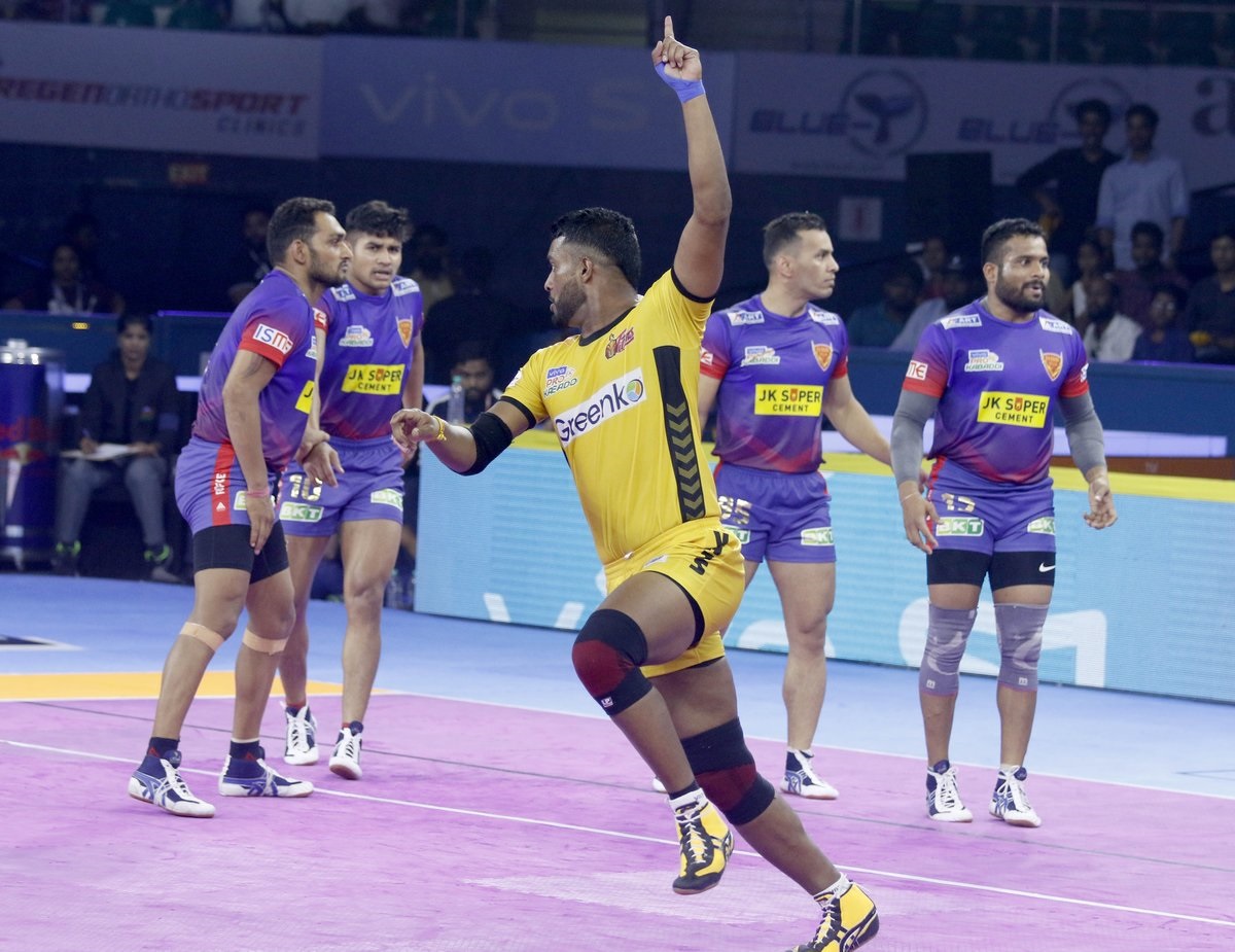 Pro Kabaddi 2019 Telugu Titans Vs Delhi Dabaang