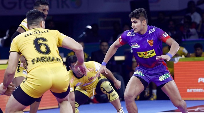 Pro Kabaddi 2019 Telugu Titans Vs Delhi Dabaang