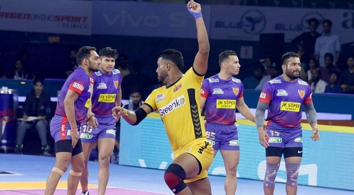 Pro Kabaddi 2019 Telugu Titans Vs Delhi Dabaang