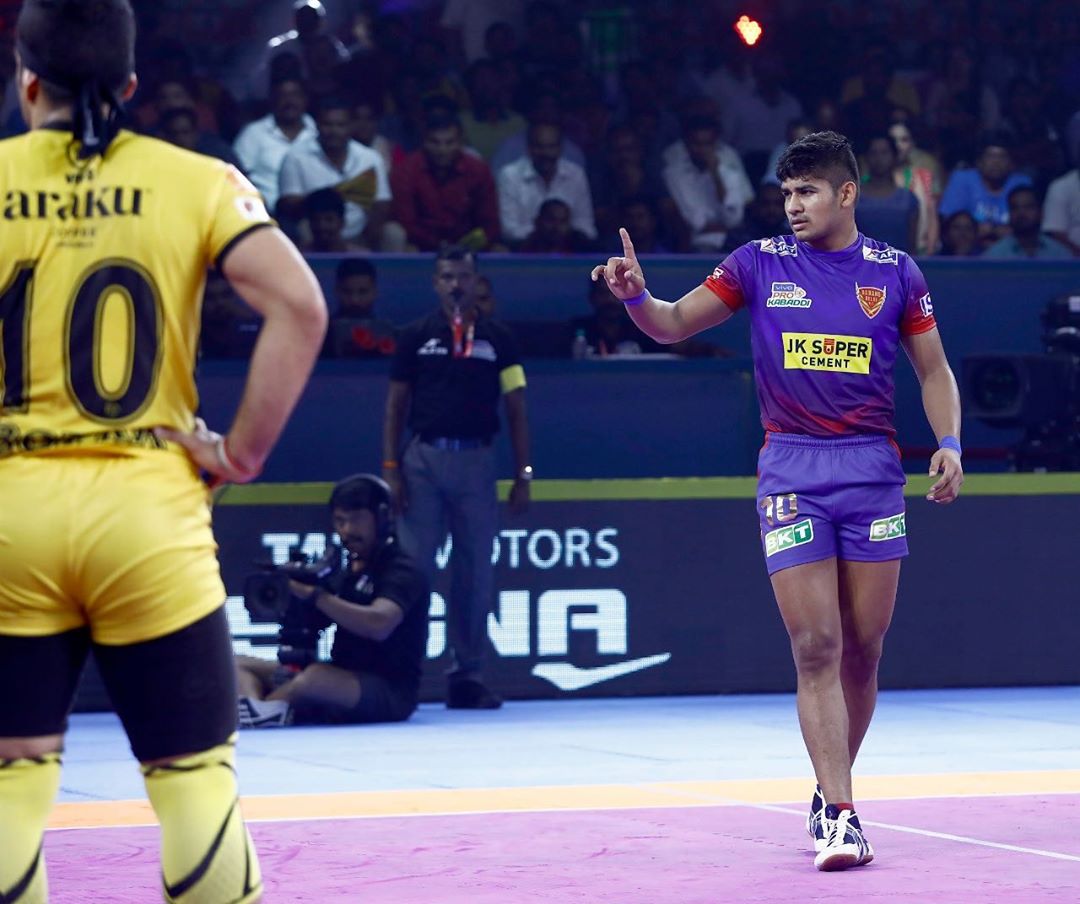 Pro Kabaddi 2019 Telugu Titans Vs Delhi Dabaang