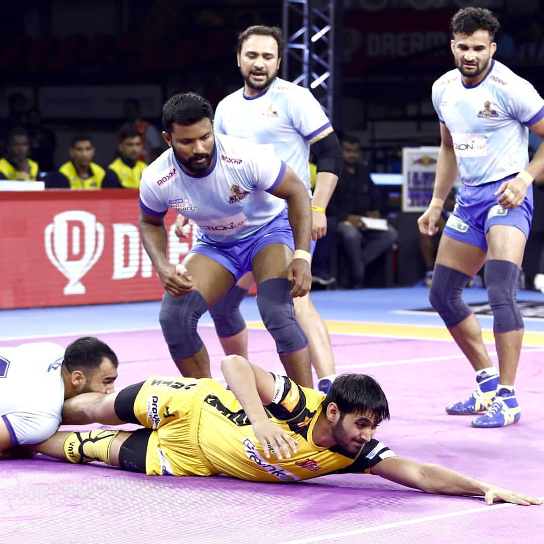 Pro Kabaddi 2019 Telugu Titans Vs Tamil Thalaivas