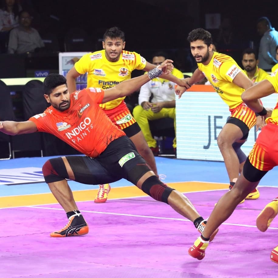 Pro Kabaddi 2019 U Mumba Vs Gujarat Fortune Giants