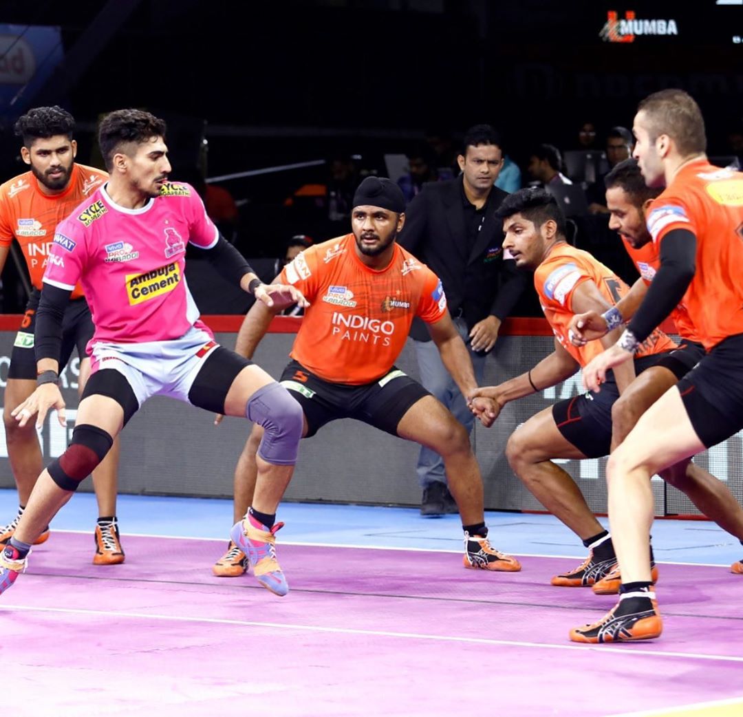 Pro Kabaddi 2019 U Mumba Vs Pink Panthers