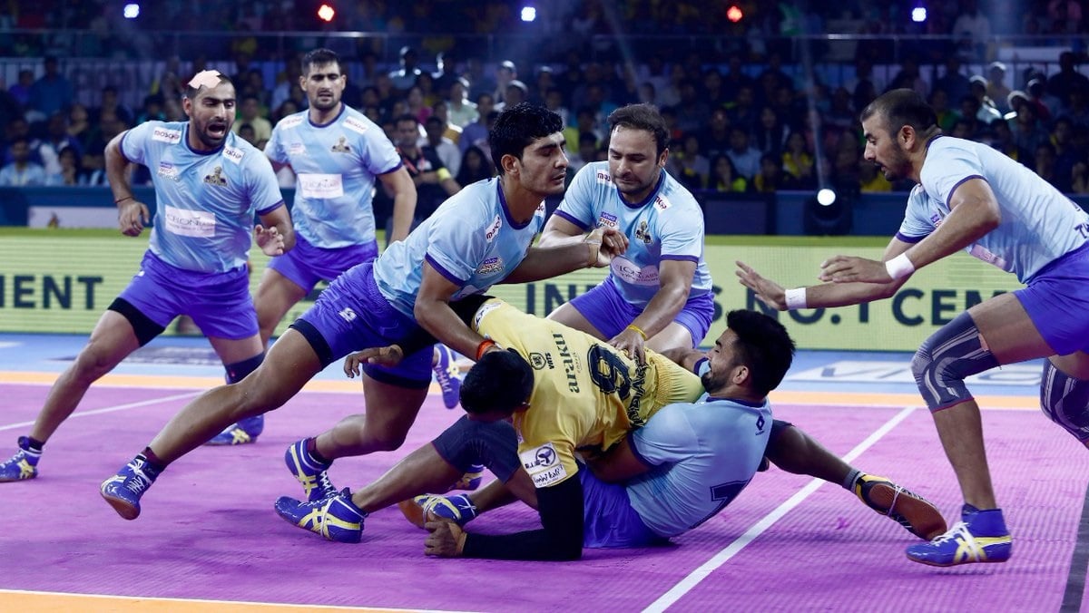 Pro Kabaddi Tamil Thalaivas Vs Telugu Titans