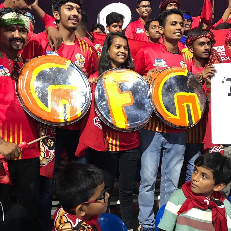 Team Mission Mangal At Pro Kabaddi For Promotions