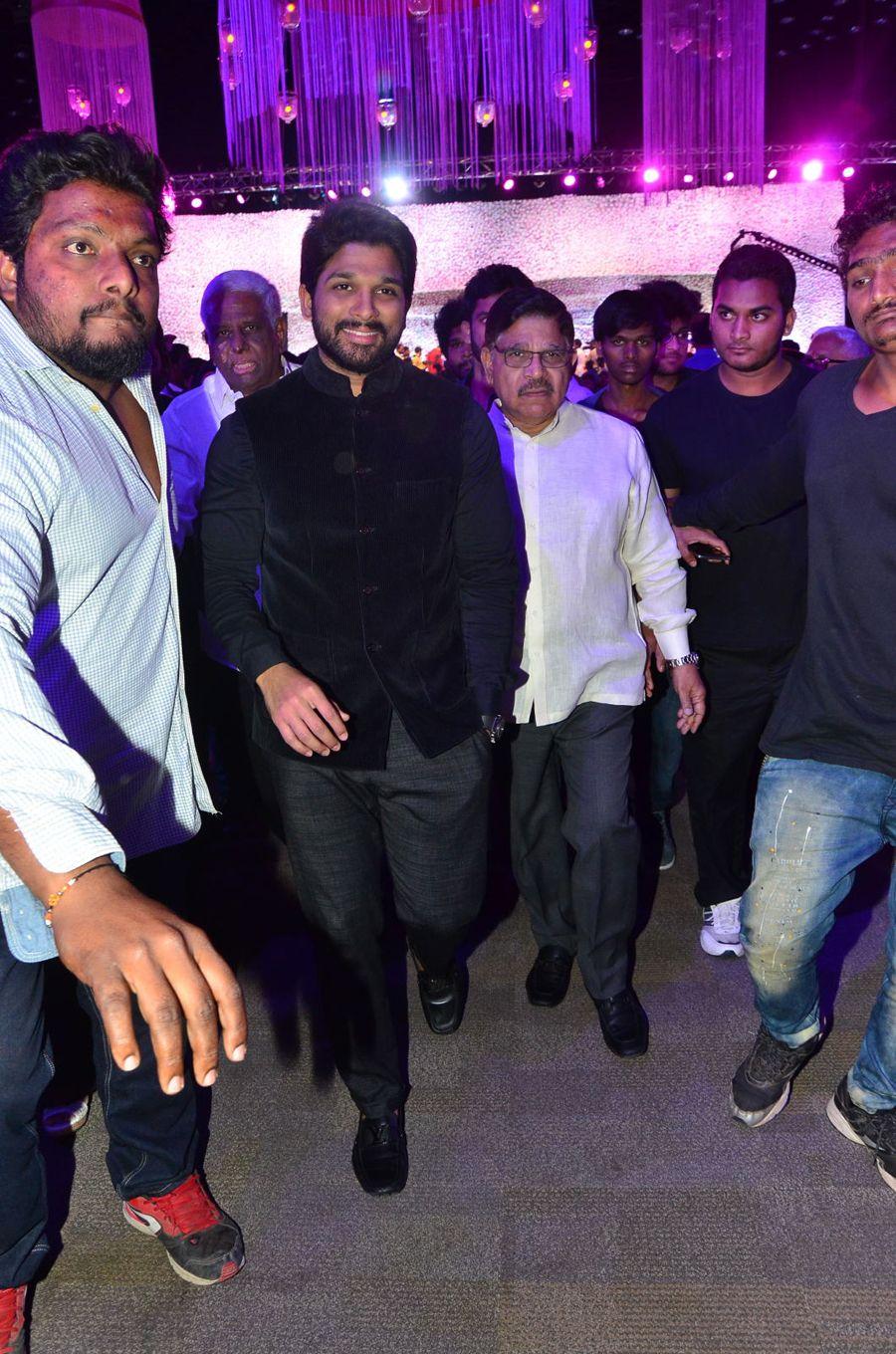 Allu Arjun Stills at Talasani Srinivas Yadav Daughter Wedding Reception