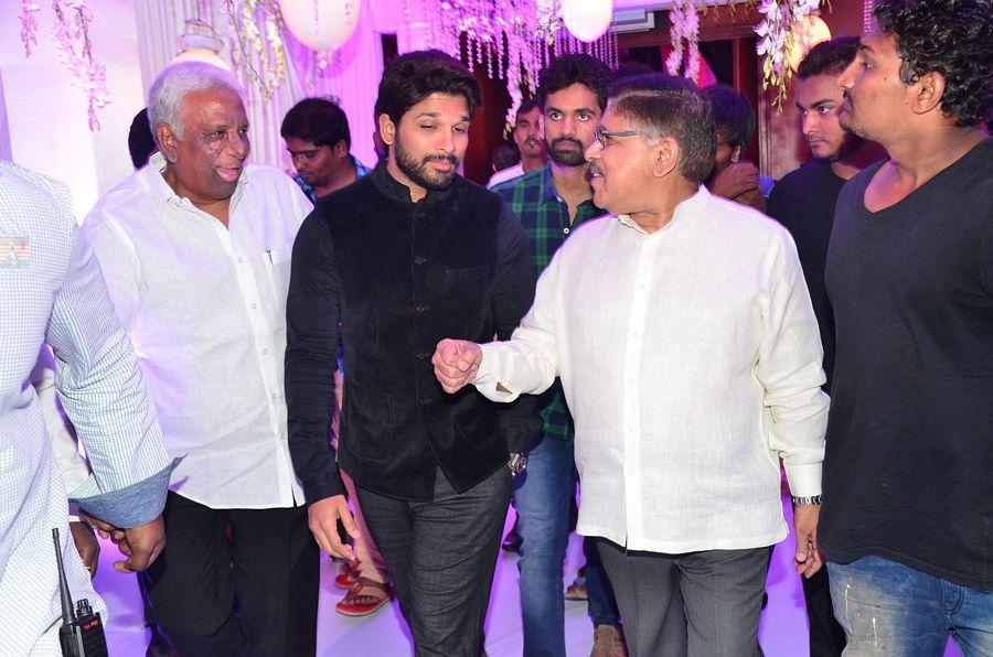 Allu Arjun Stills at Talasani Srinivas Yadav Daughter Wedding Reception