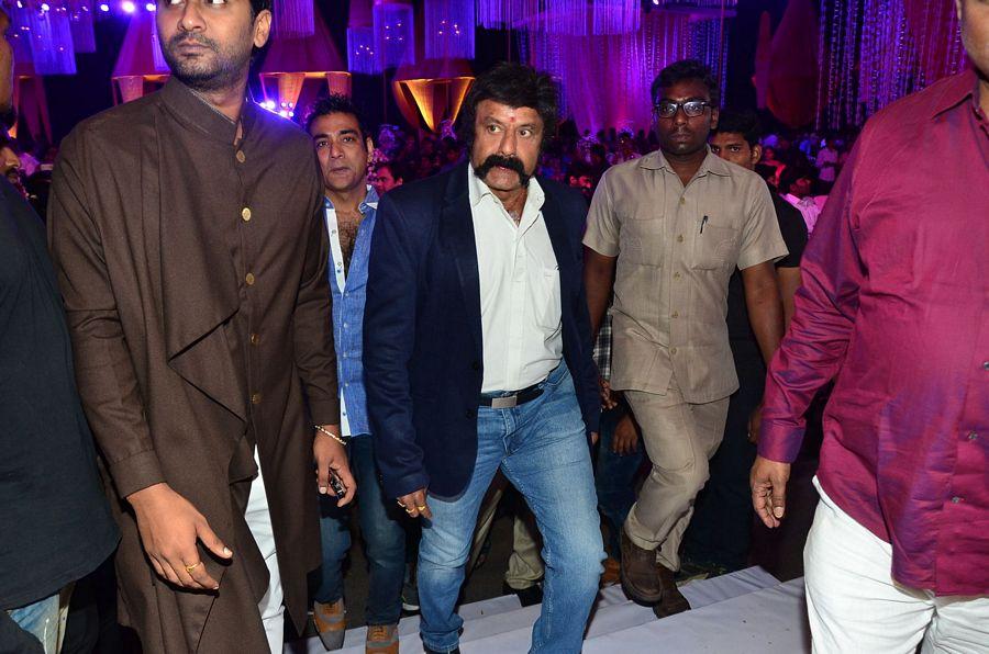 Balakrishna Stills at Talasani Srinivas Yadav Daughter Wedding Reception