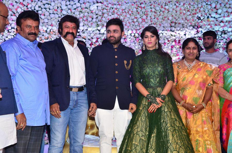 Balakrishna Stills at Talasani Srinivas Yadav Daughter Wedding Reception