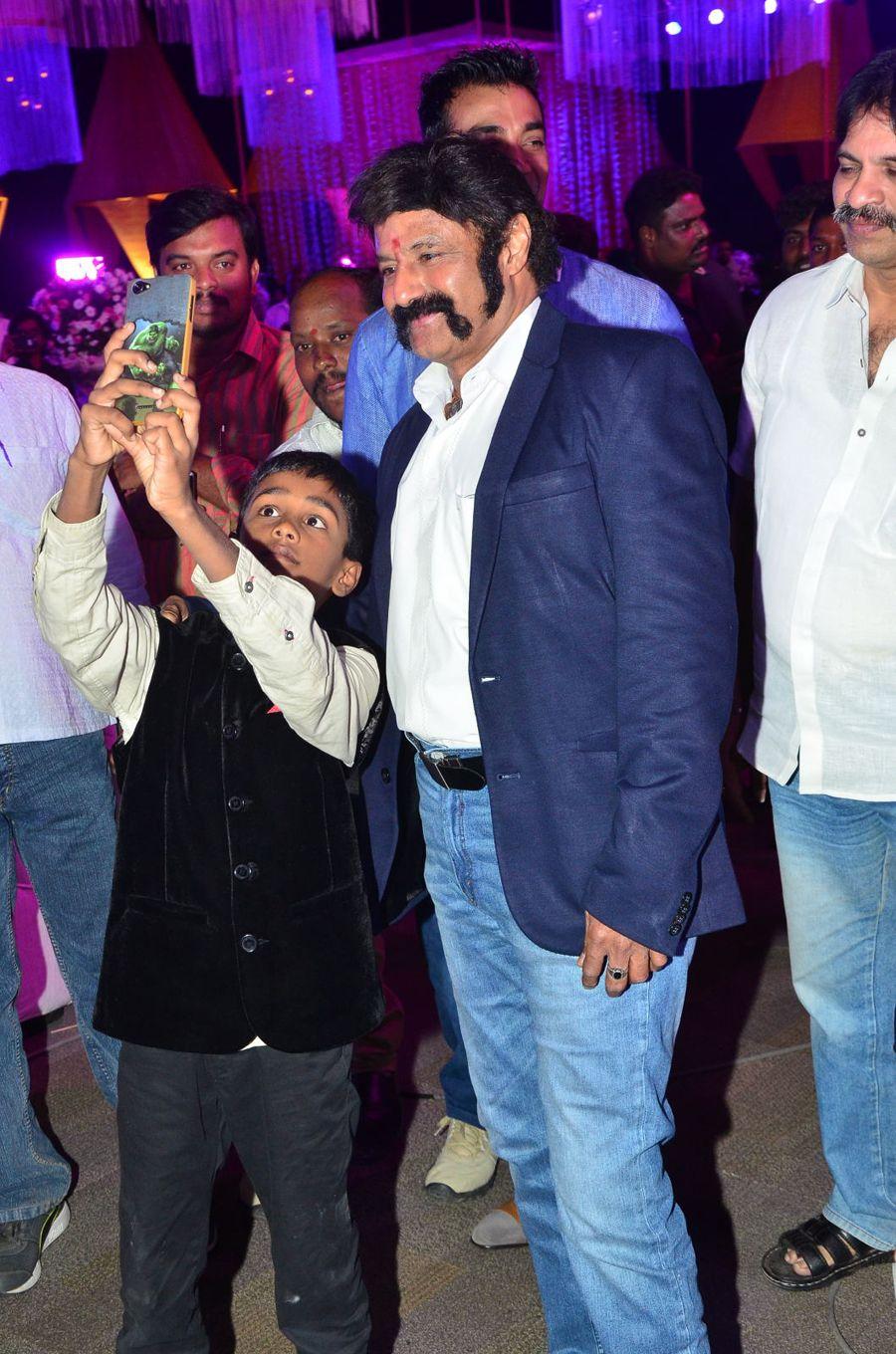 Balakrishna Stills at Talasani Srinivas Yadav Daughter Wedding Reception