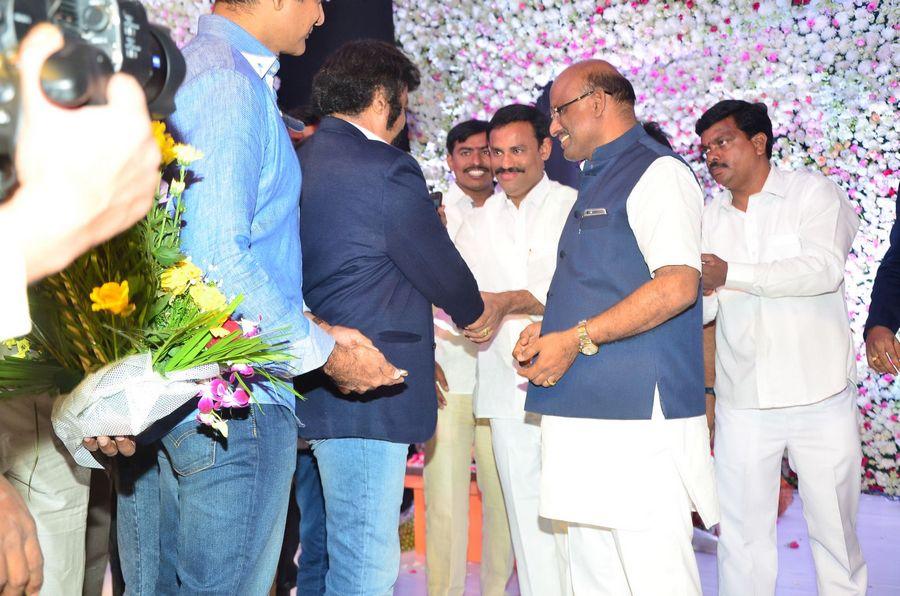 Balakrishna Stills at Talasani Srinivas Yadav Daughter Wedding Reception