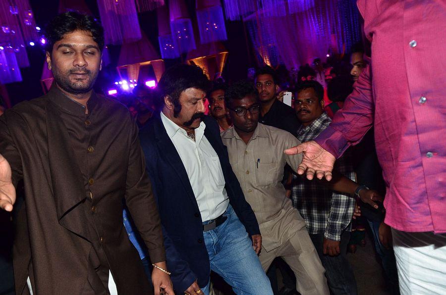 Balakrishna Stills at Talasani Srinivas Yadav Daughter Wedding Reception