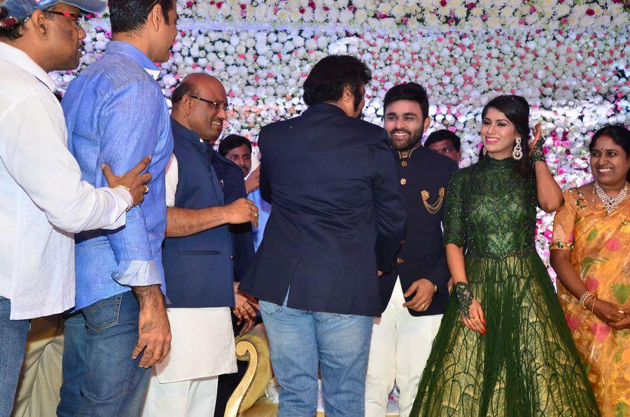 Balakrishna Stills at Talasani Srinivas Yadav Daughter Wedding Reception