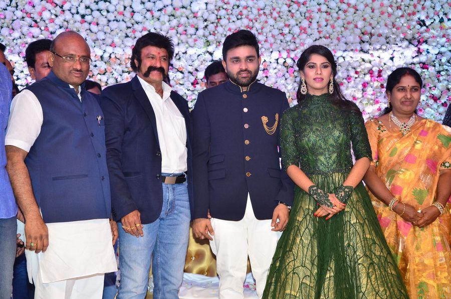 Balakrishna Stills at Talasani Srinivas Yadav Daughter Wedding Reception