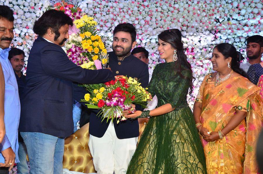 Balakrishna Stills at Talasani Srinivas Yadav Daughter Wedding Reception