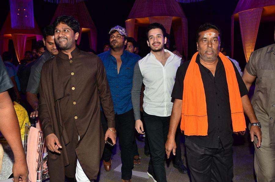 Hero Akhil & Manoj Stills at Talasani Srinivas Yadav Daughter Wedding Reception