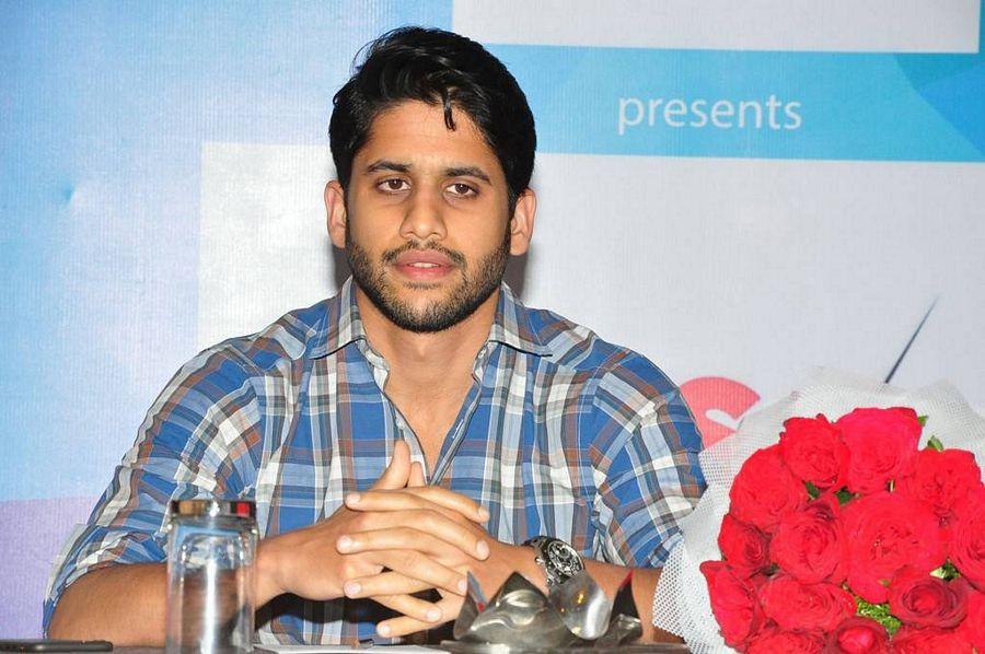 Naga Chaitanya Stills At Sri Harsha Foundation Stop Speed Campaign