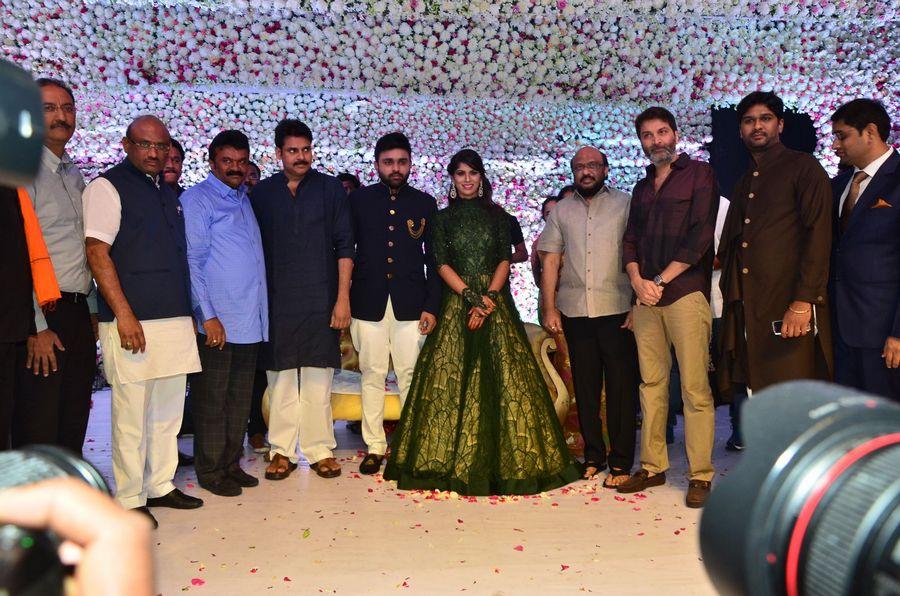 Pawan Kalyan at Talasani Srinivas Yadav Daughter Wedding Reception Stills