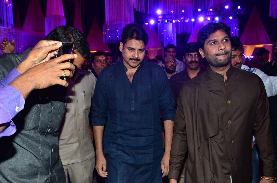 Pawan Kalyan at Talasani Srinivas Yadav Daughter Wedding Reception Stills