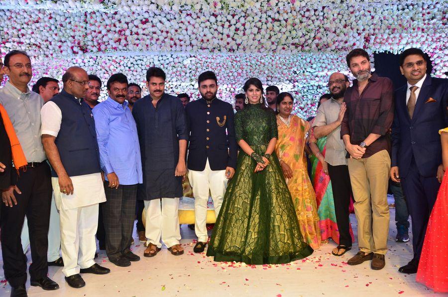 Pawan Kalyan at Talasani Srinivas Yadav Daughter Wedding Reception Stills