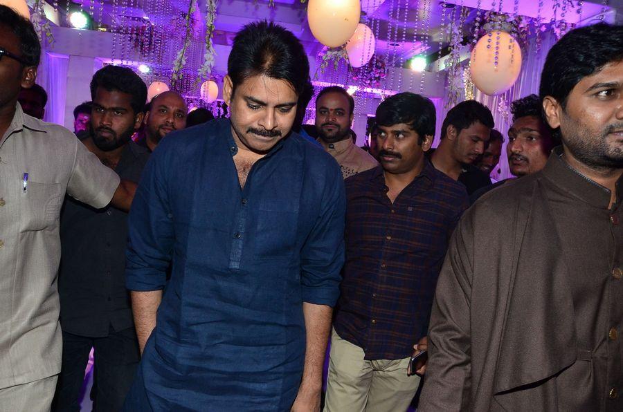 Pawan Kalyan at Talasani Srinivas Yadav Daughter Wedding Reception Stills