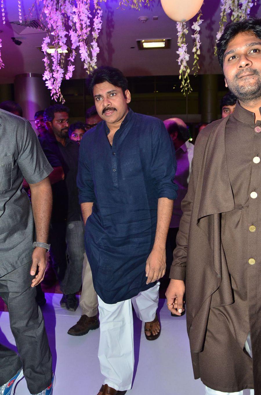 Pawan Kalyan at Talasani Srinivas Yadav Daughter Wedding Reception Stills