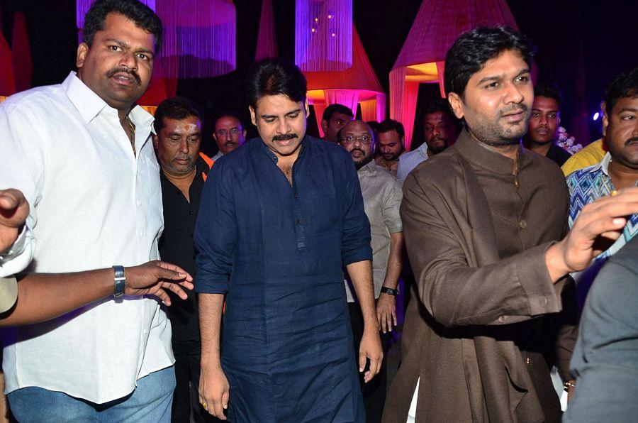 Pawan Kalyan at Talasani Srinivas Yadav Daughter Wedding Reception Stills