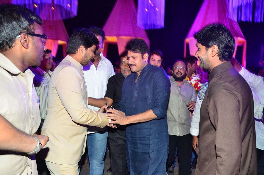 Pawan Kalyan at Talasani Srinivas Yadav Daughter Wedding Reception Stills