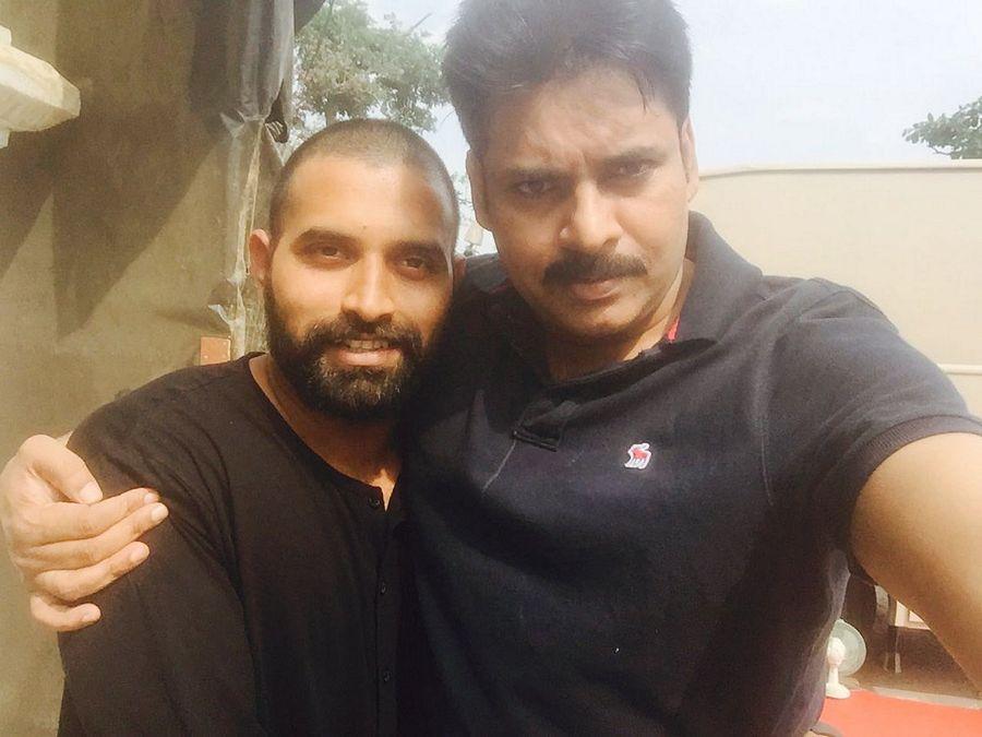 Powerstar Pawan Kalyan with Choreographer Jhonny Master