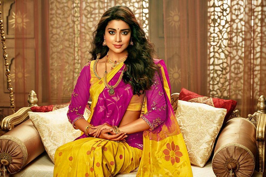 Actress Shriya Saran Latest Saree's Photoshoot