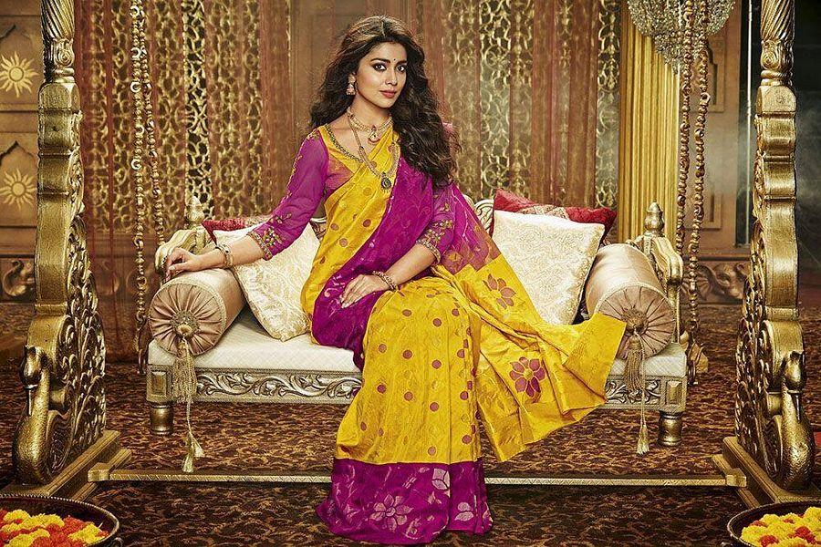 Actress Shriya Saran Latest Saree's Photoshoot