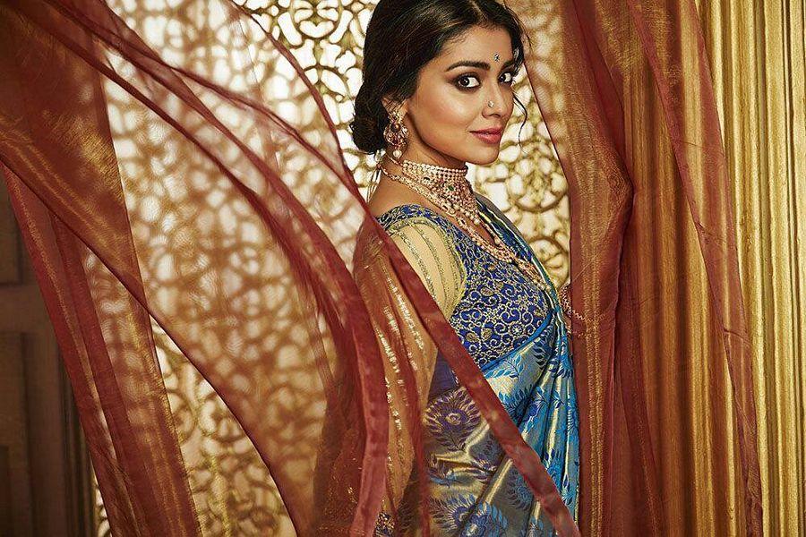 Actress Shriya Saran Latest Saree's Photoshoot