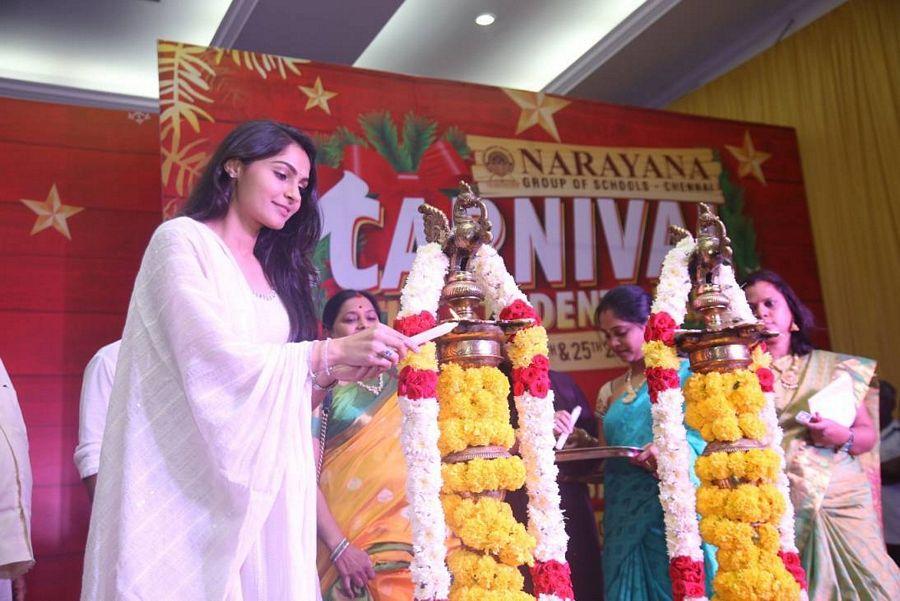 Andrea Stills At Great Carnival of Narayana Group of Schools