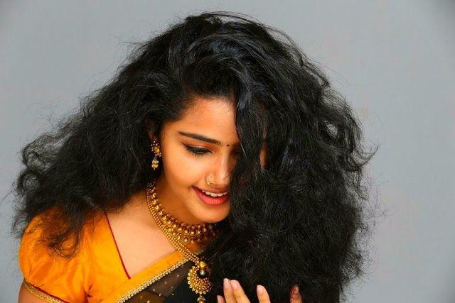 Anupama Parameswaran Latest Half Saree Photos