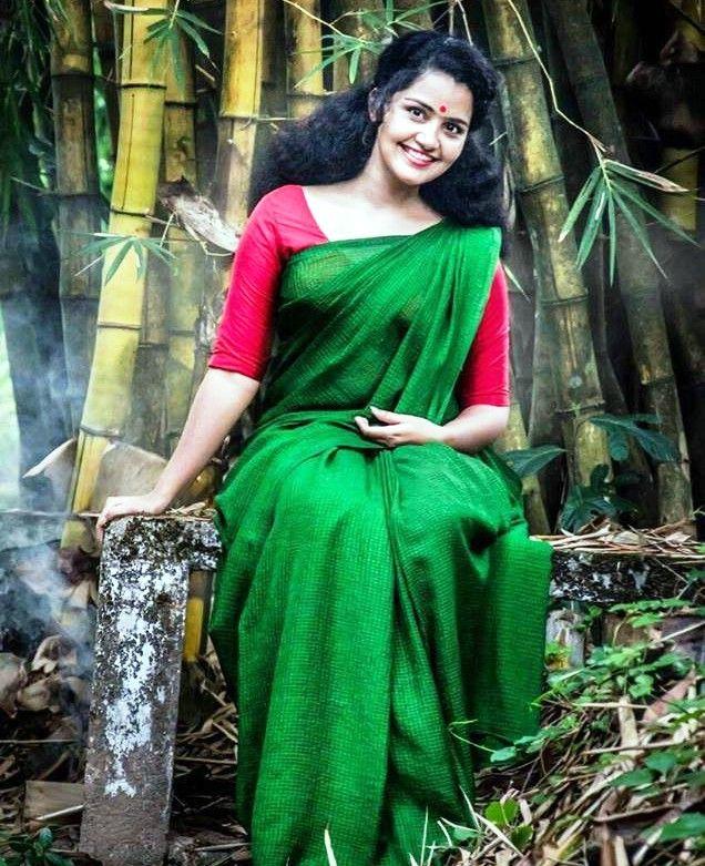 Anupama Parameswaran Latest Half Saree Photos