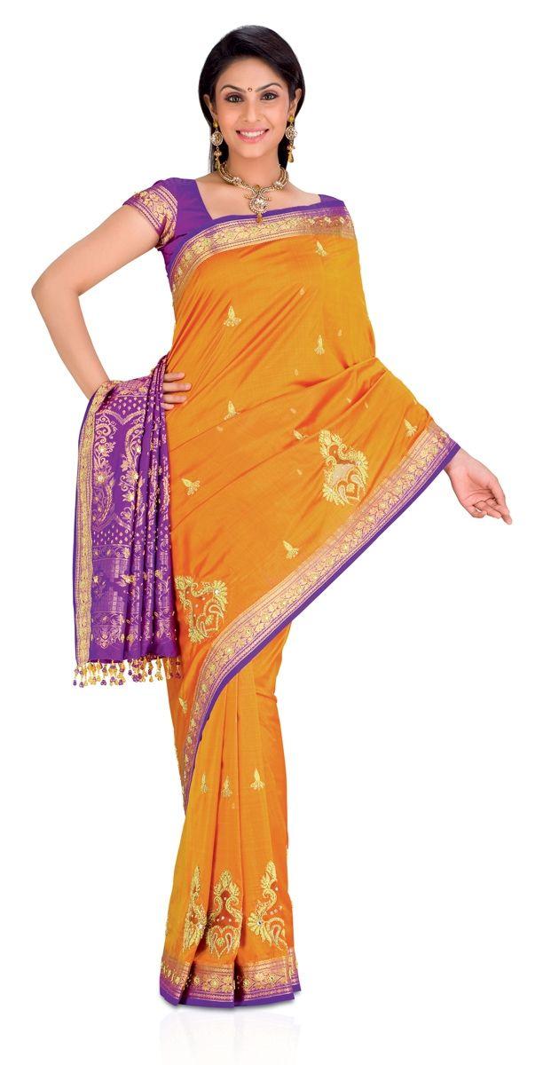 Film Actresses in Traditional Silk Bridal Saree Photos