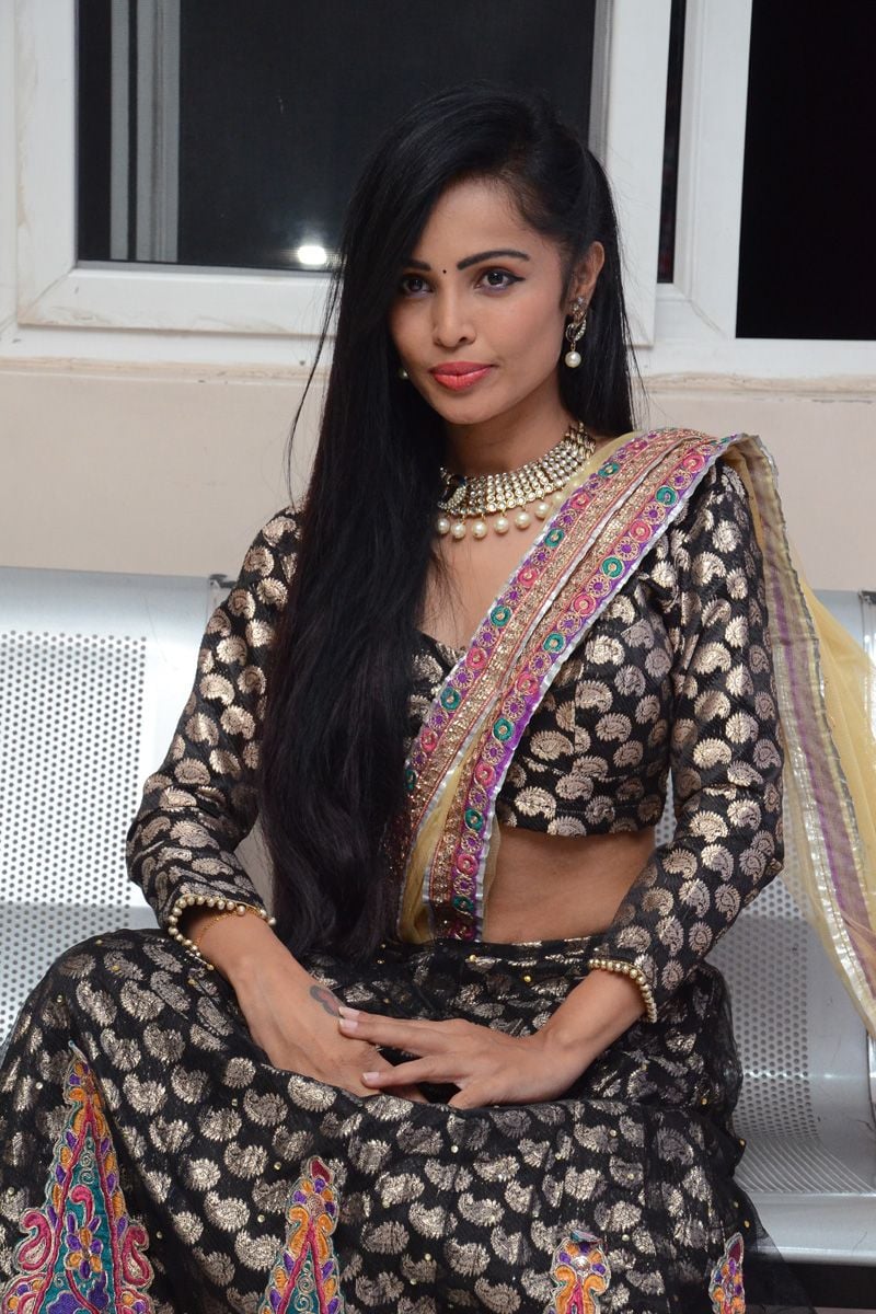 Hassika Datta Saree Photos