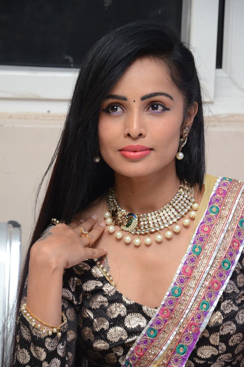 Hassika Datta Saree Photos