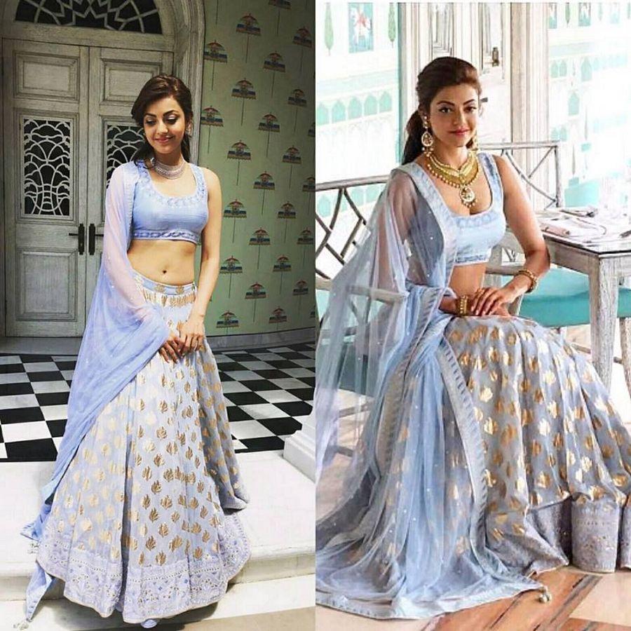 Kajal Aggarwal Photoshoot Stills in White Dress