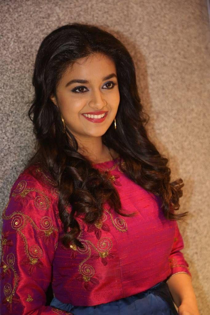 Keerthy Suresh Stills At Remo Movie Success Meet