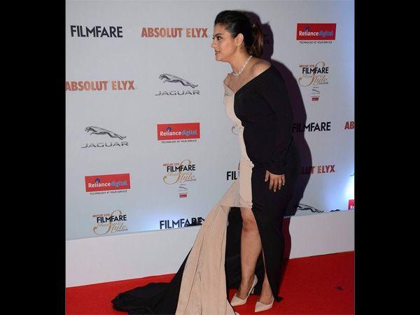 OOPS Embarrassing Moment of Kajol at Filmfare Glamour & Style Awards