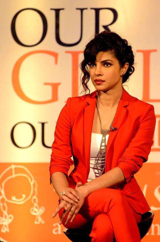 Priyanka Chopra Latest Stills in Red Dress