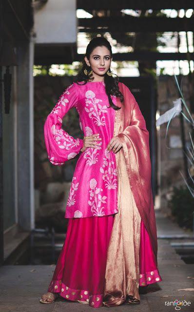 Rakul Preet Singh Latest Pink Dress Photos