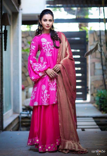 Rakul Preet Singh Latest Pink Dress Photos