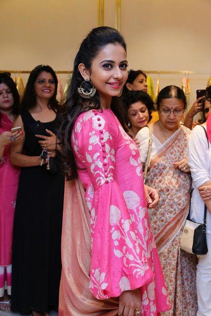 Rakul Preet Singh Latest Pink Dress Photos