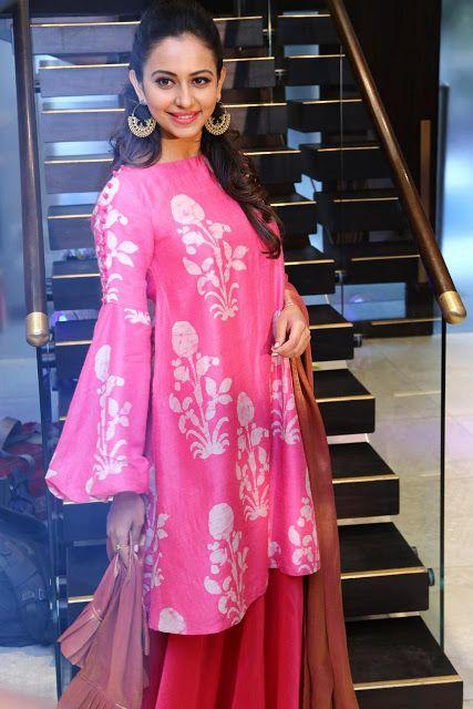 Rakul Preet Singh Latest Pink Dress Photos