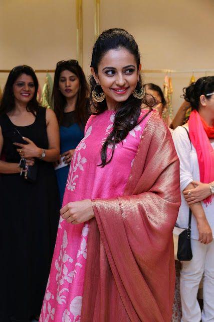 Rakul Preet Singh Latest Pink Dress Photos