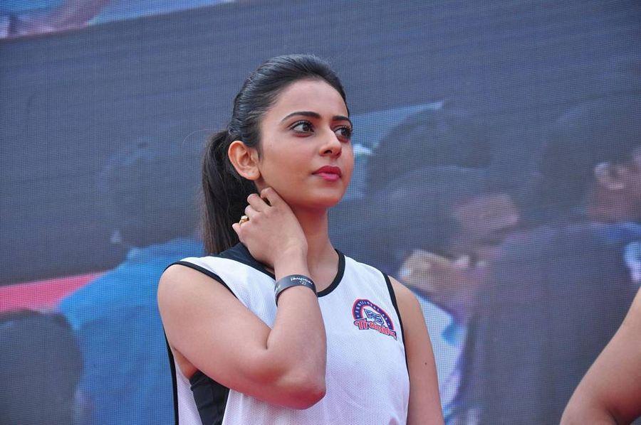 Rakul Preet Singh Stills From Fitness Unplugged Event At Gachibowli Stadium