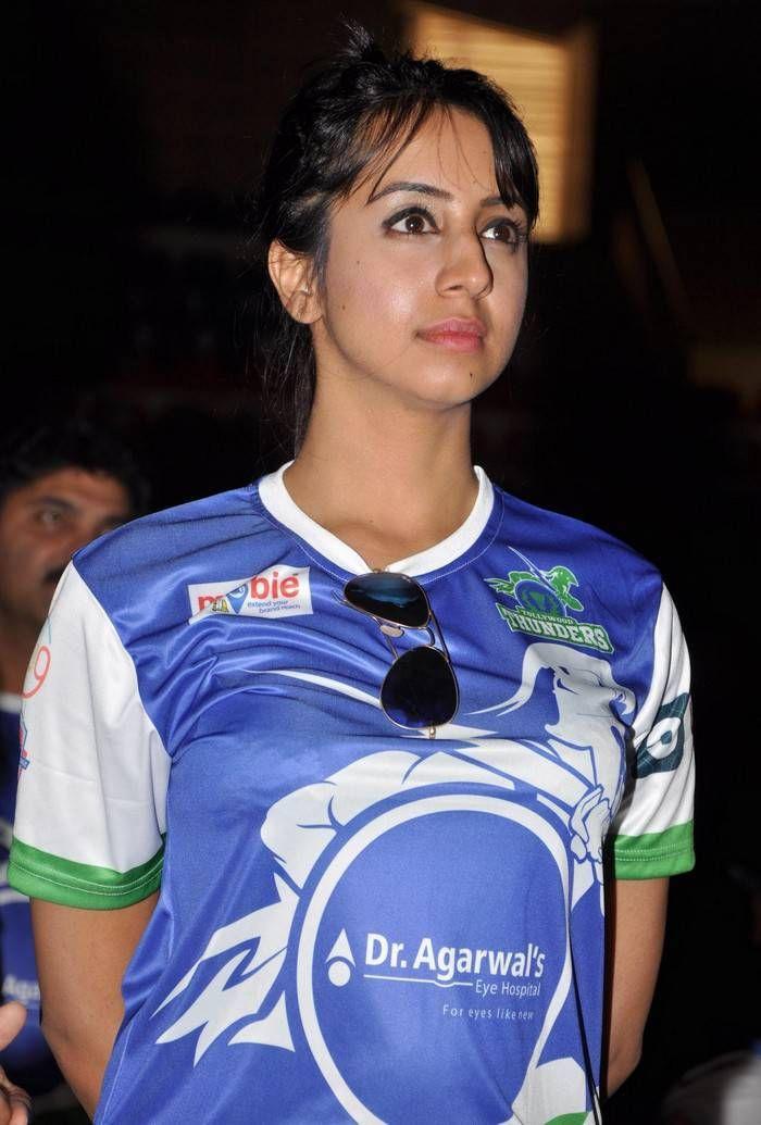 Sanjjanaa Latest Stills at Celebrity Badminton League